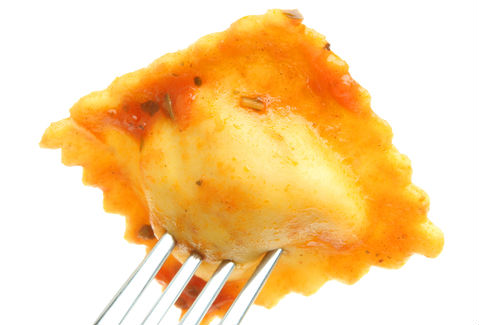 Pasta like ravioli — soft food after jaw surgery